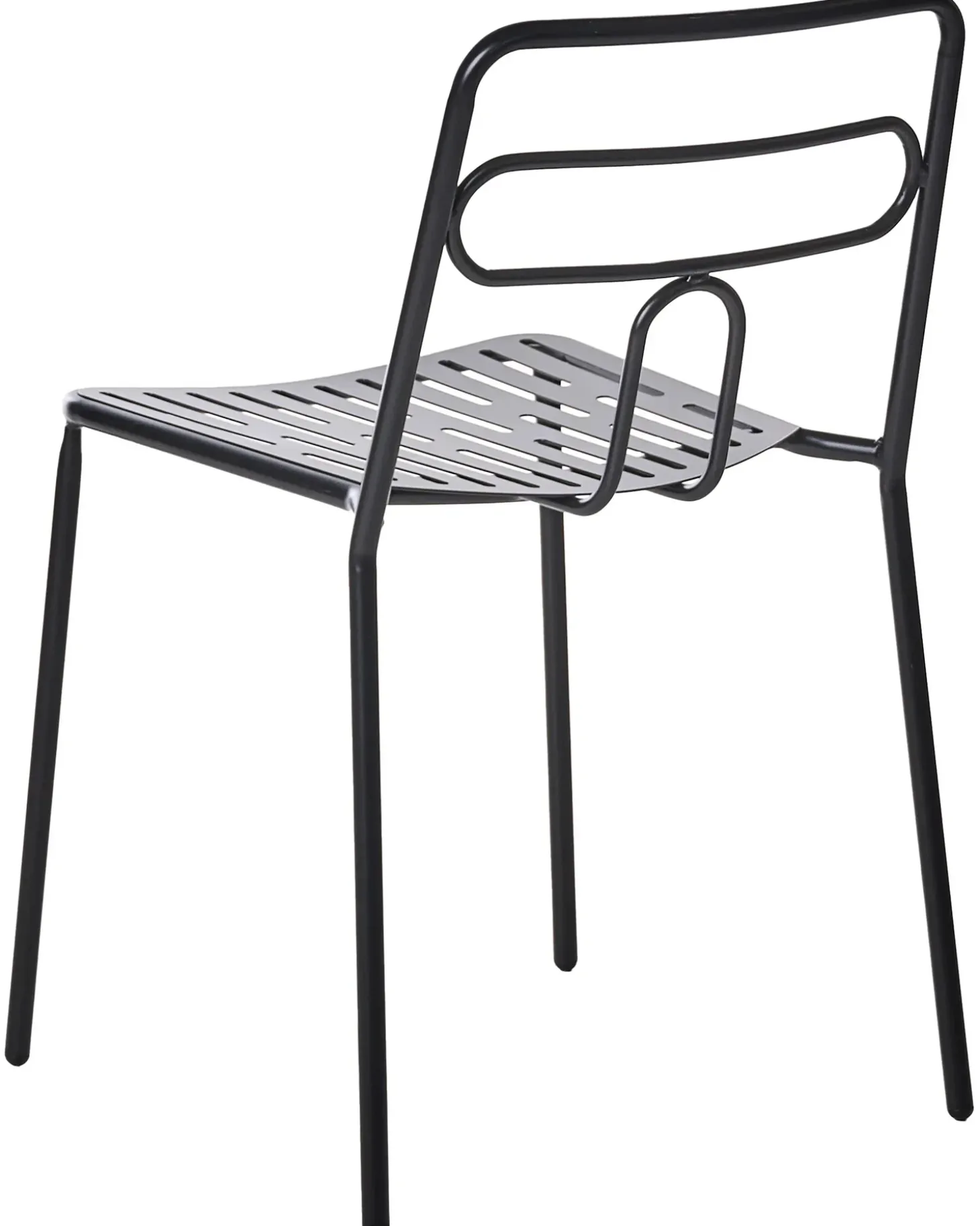 Sæt af 2 havestole AGEROLA Metal Sort