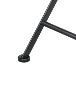 Sæt af 2 havestole AGGIUS Foldbar Metal Sort