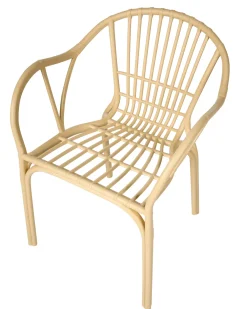 Sæt af 4 havestole ANDORA Beige