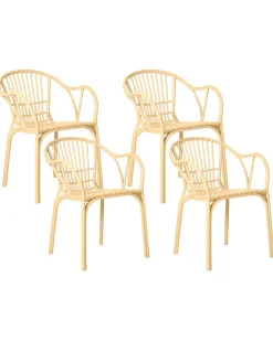 Sæt af 4 havestole ANDORA Beige