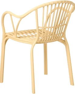 Sæt af 4 havestole ANDORA Beige