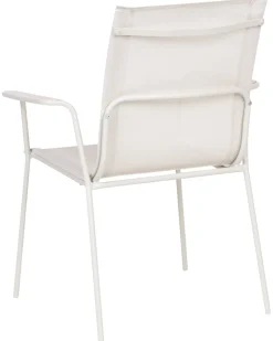 Sæt af 4 havestole CARAVINO Metal Lys Beige