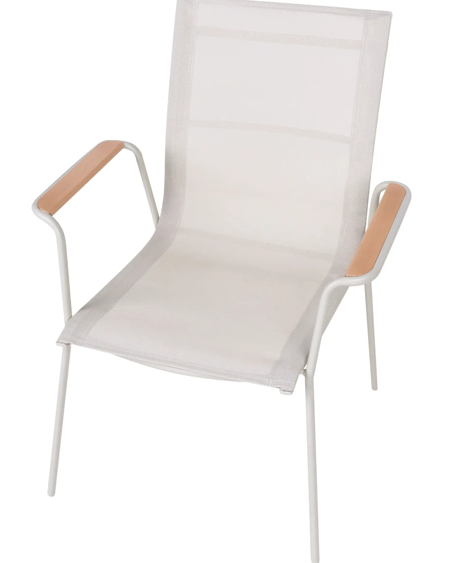 Sæt af 4 havestole CARAVINO Metal Lys Beige