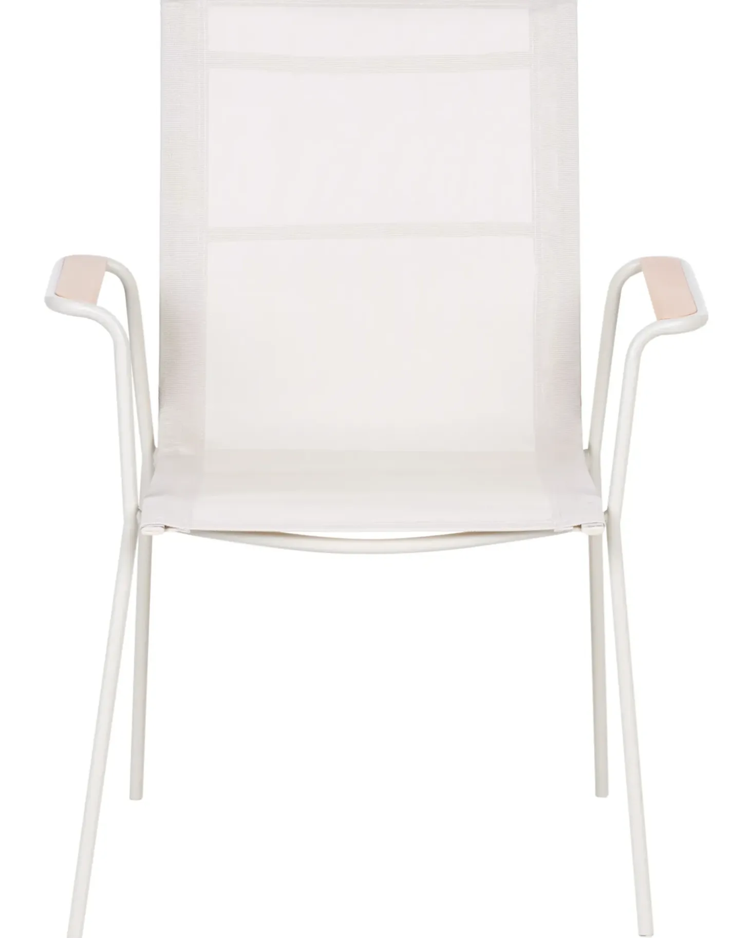 Sæt af 4 havestole CARAVINO Metal Lys Beige
