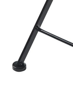 Sæt af 2 havestole CARONA Foldbar Metal Sort