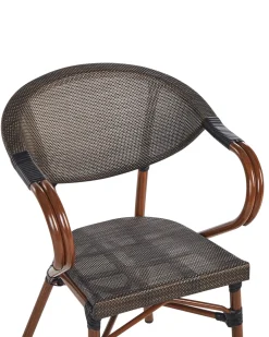 Sæt af 4 havestole CASPRI II Metal Grå
