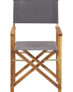 Sæt af 2 havestole CINE Akacietræ Lyserød