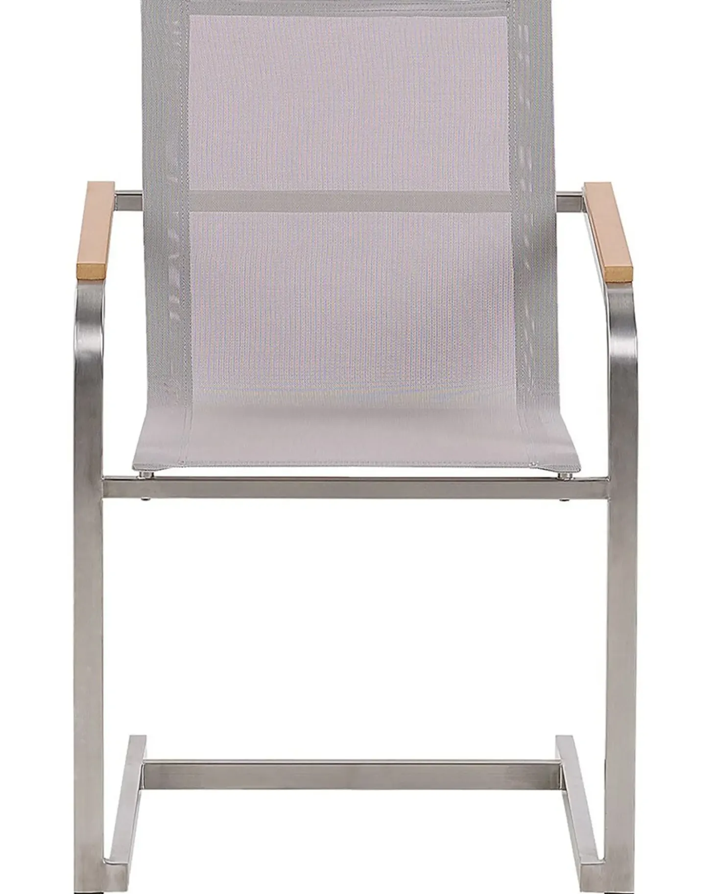 Sæt af 2 havestole COSOLETO Rustfrit stål Beige
