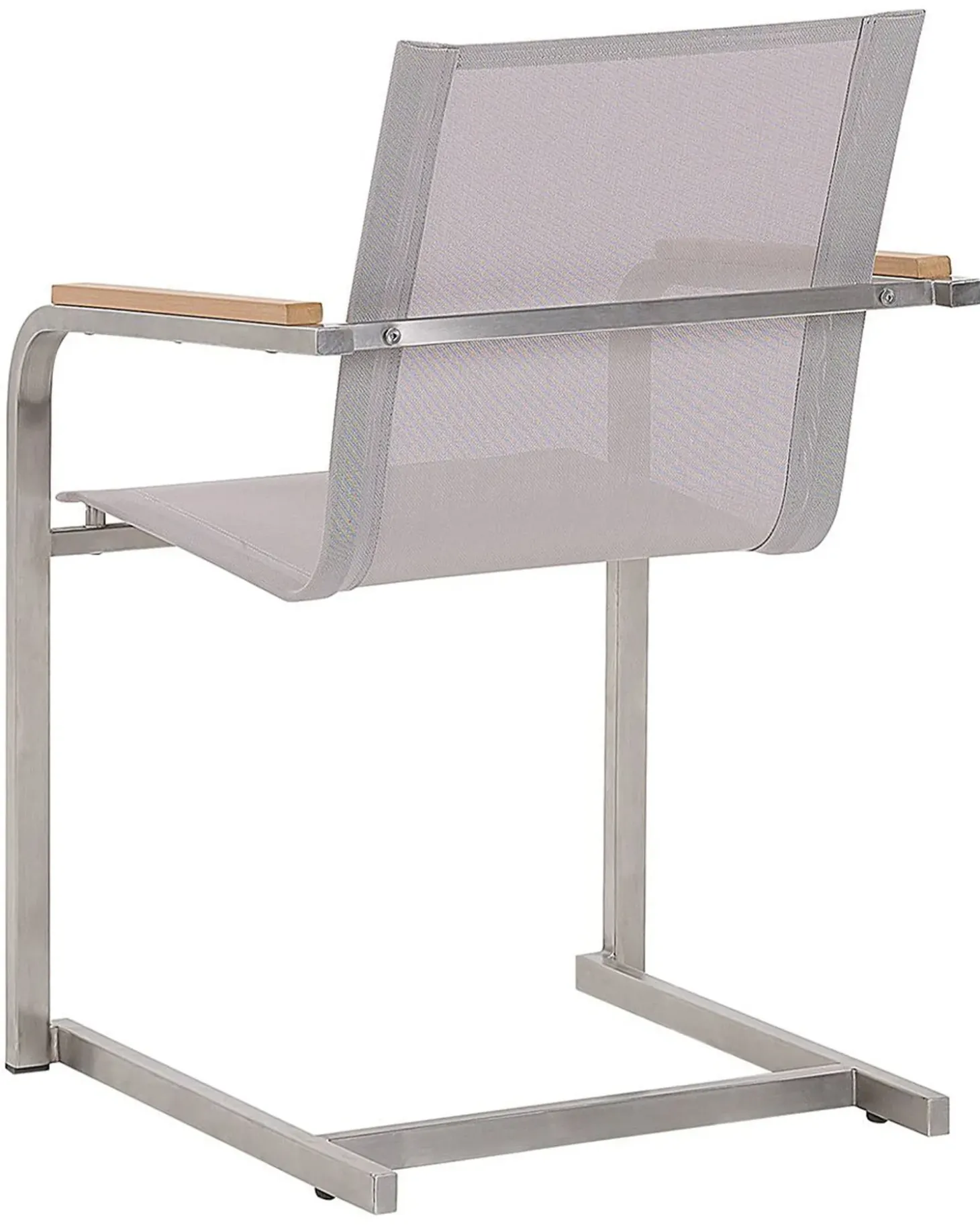 Sæt af 2 havestole COSOLETO Rustfrit stål Beige