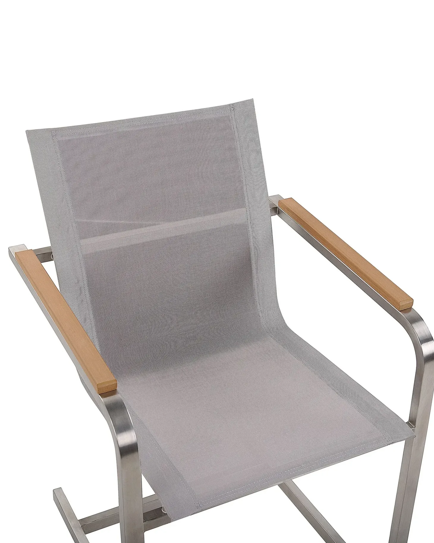 Sæt af 2 havestole COSOLETO Rustfrit stål Beige