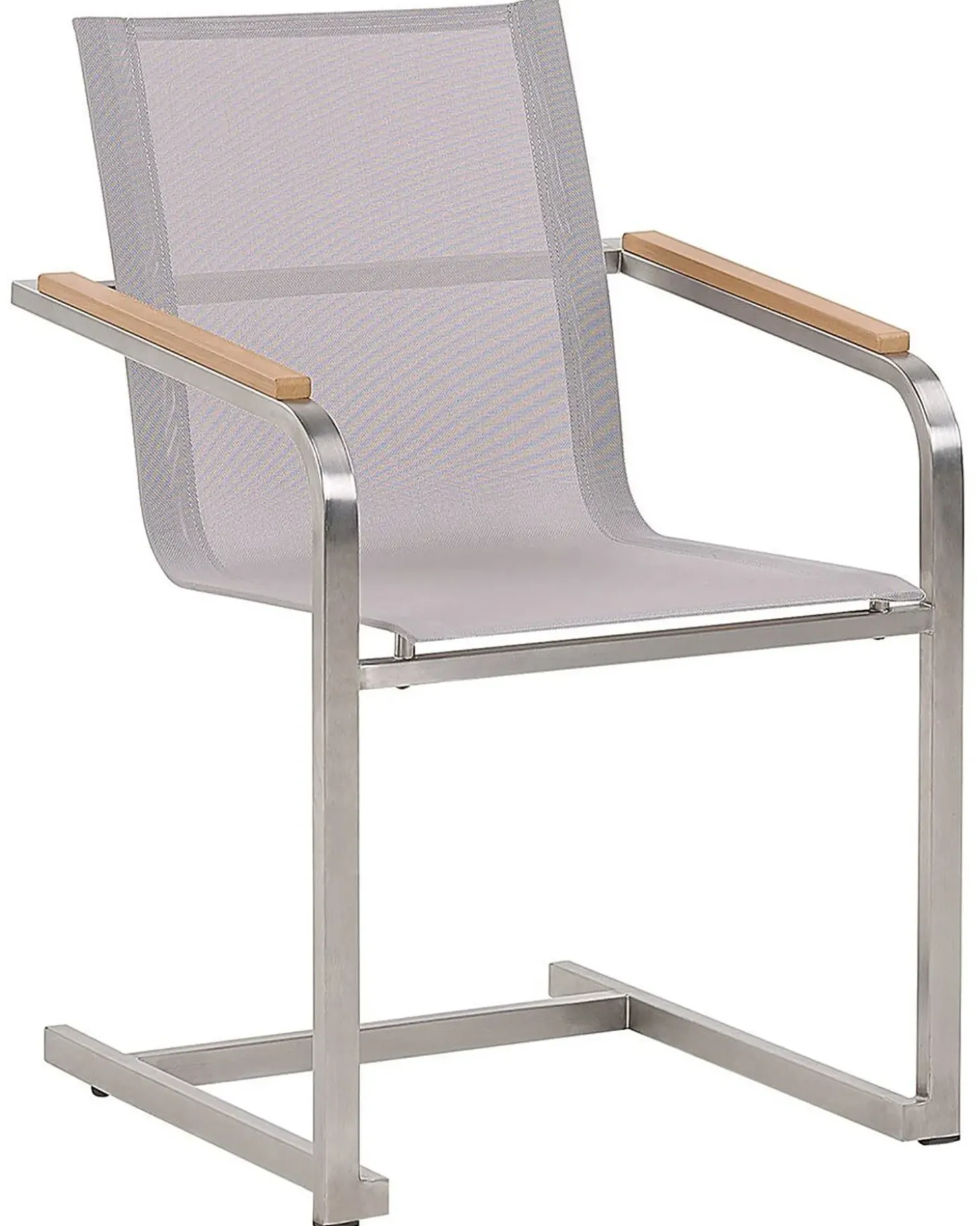 Sæt af 4 havestole COSOLETO Rustfrit stål Beige