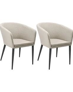 Sæt af 2 havestole CURGOS Beige