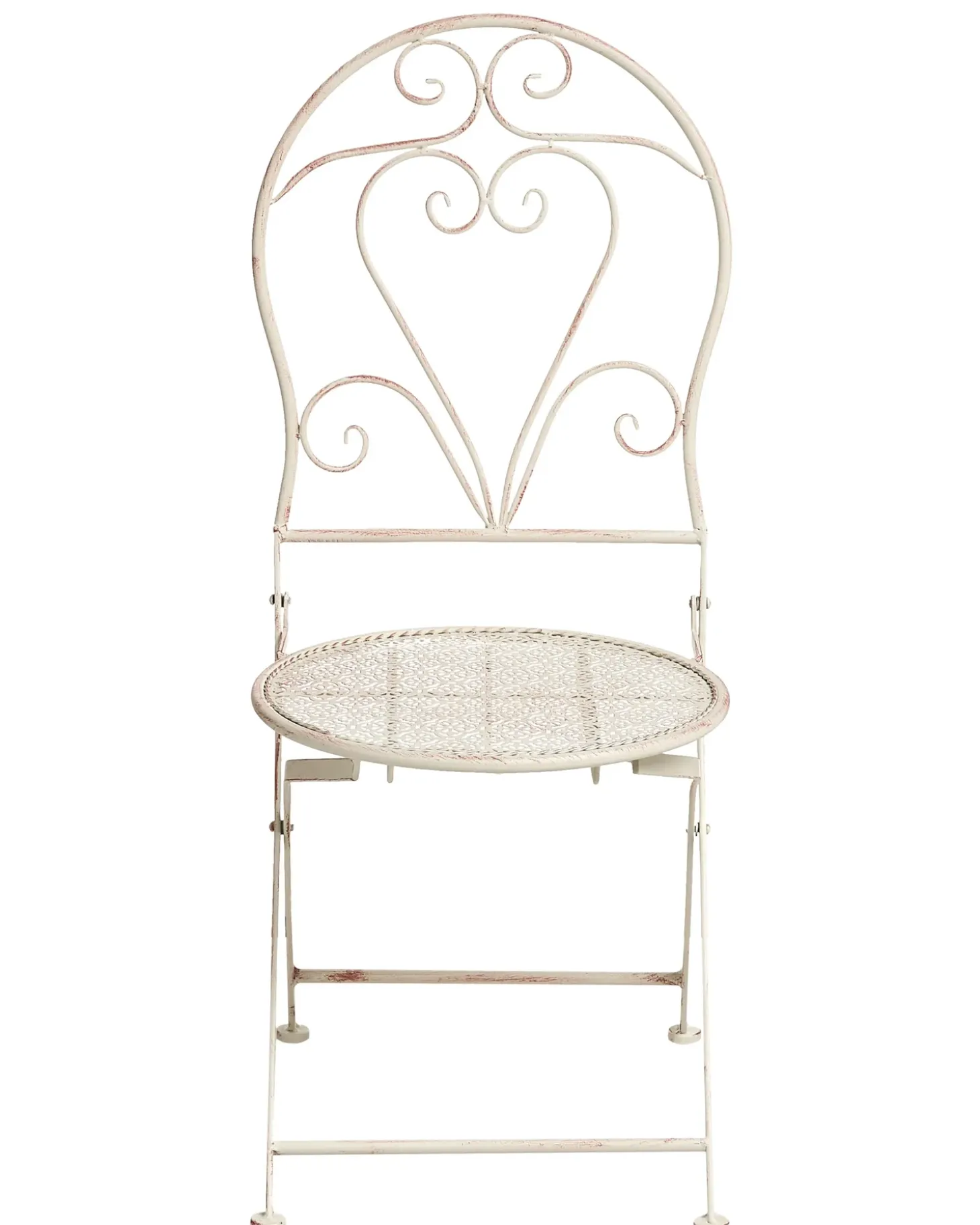 Sæt af 2 havestole FOLELLI Foldbar Metal Lys Beige