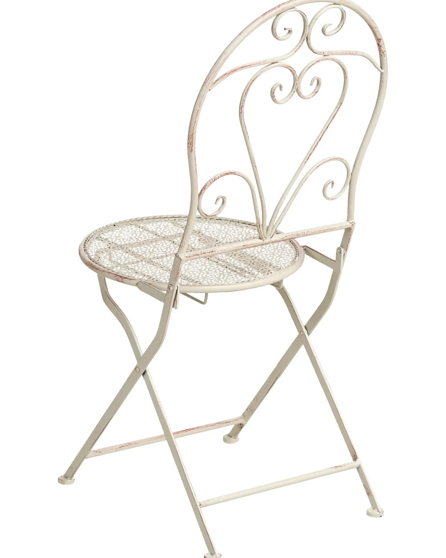 Sæt af 2 havestole FOLELLI Foldbar Metal Lys Beige