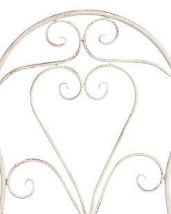 Sæt af 2 havestole FOLELLI Foldbar Metal Lys Beige