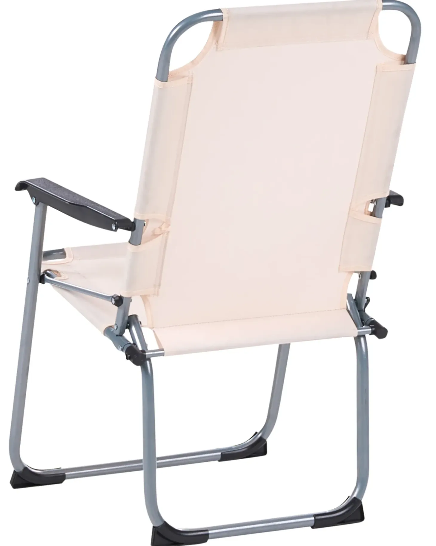 Sæt af 4 havestole GALATSI Foldbar Metal Beige