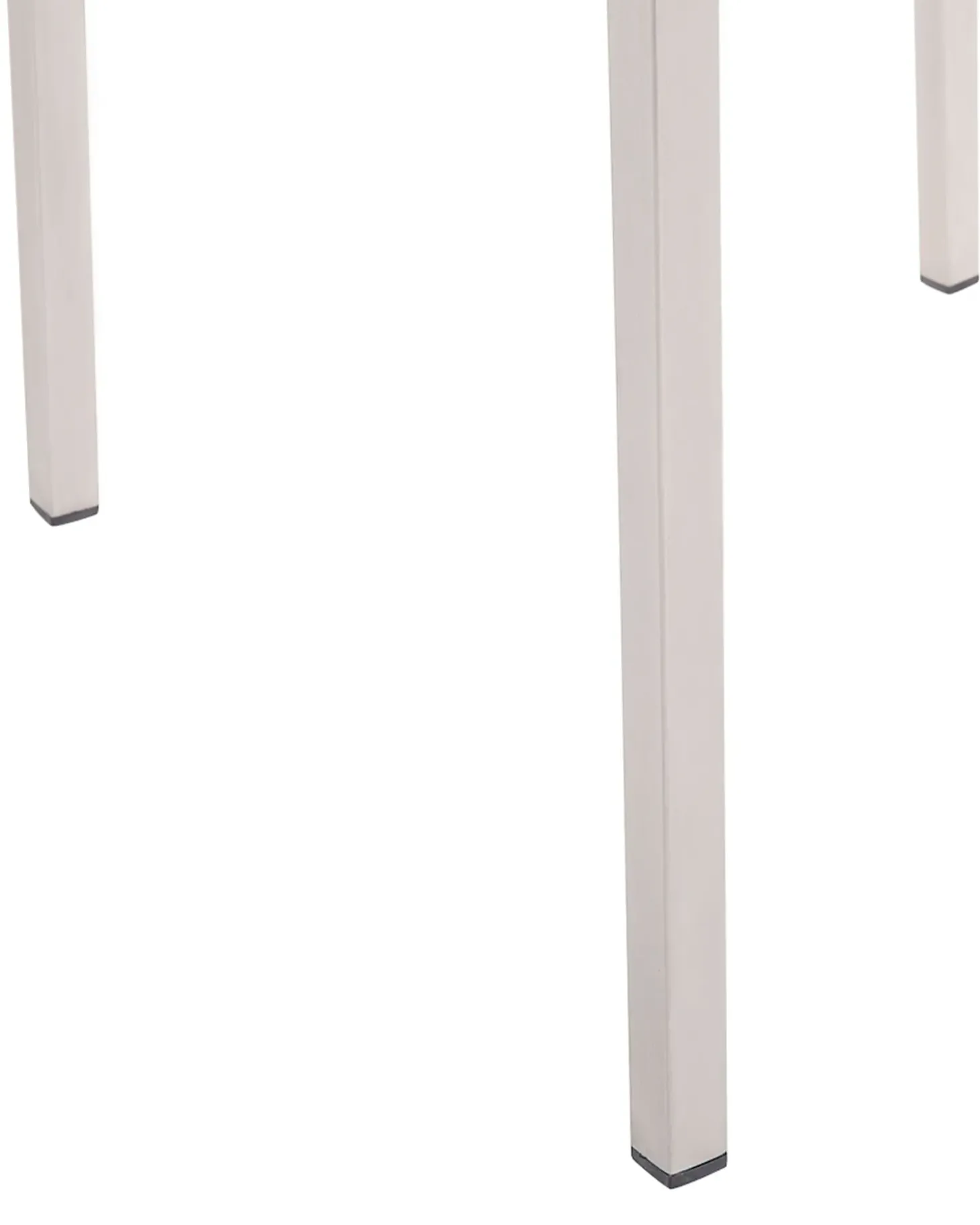 Sæt af 4 havestole GROSSETO Rustfrit stål Beige
