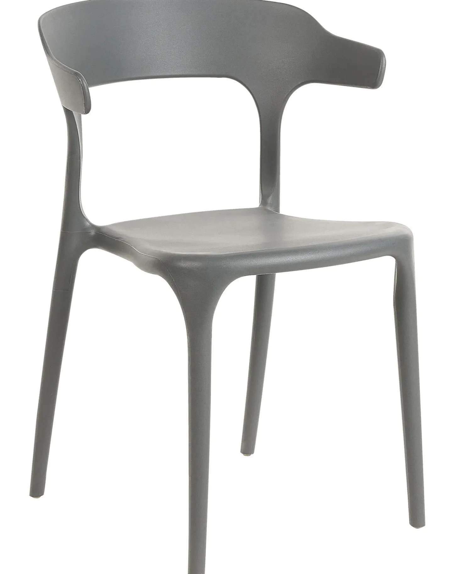 Sæt af 4 havestole GUBBIO Grå