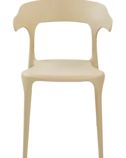 Sæt af 4 havestole GUBBIO Sand Beige