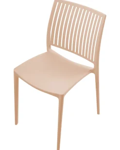 Sæt af 4 havestole ILLUMANI Sand Beige