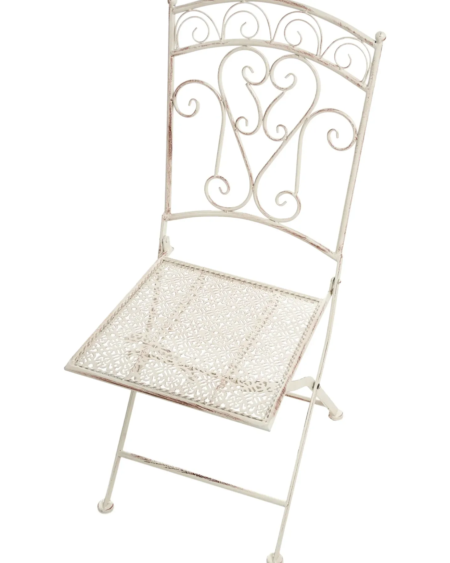 Sæt af 2 havestole JUINA Foldbar Metal Lys Beige