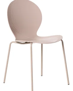 Sæt af 4 havestole MILOS Stabelbar Beige