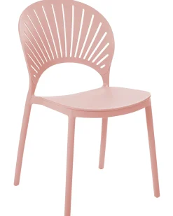 Sæt af 4 havestole OSTIA Pastellrosa