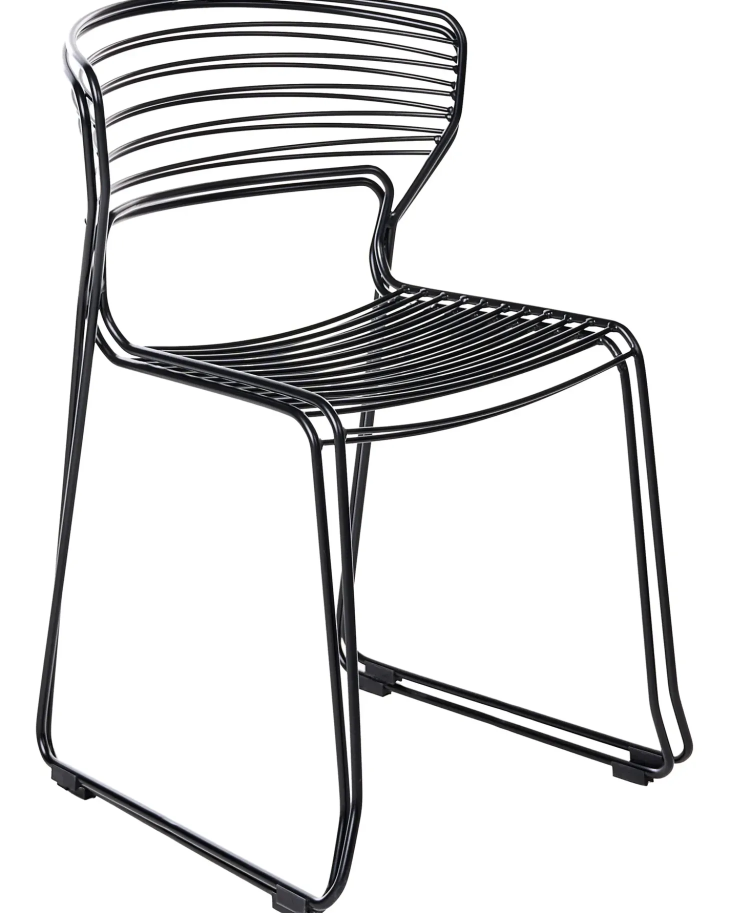 Sæt af 2 havestole PISTOIA Metal Sort