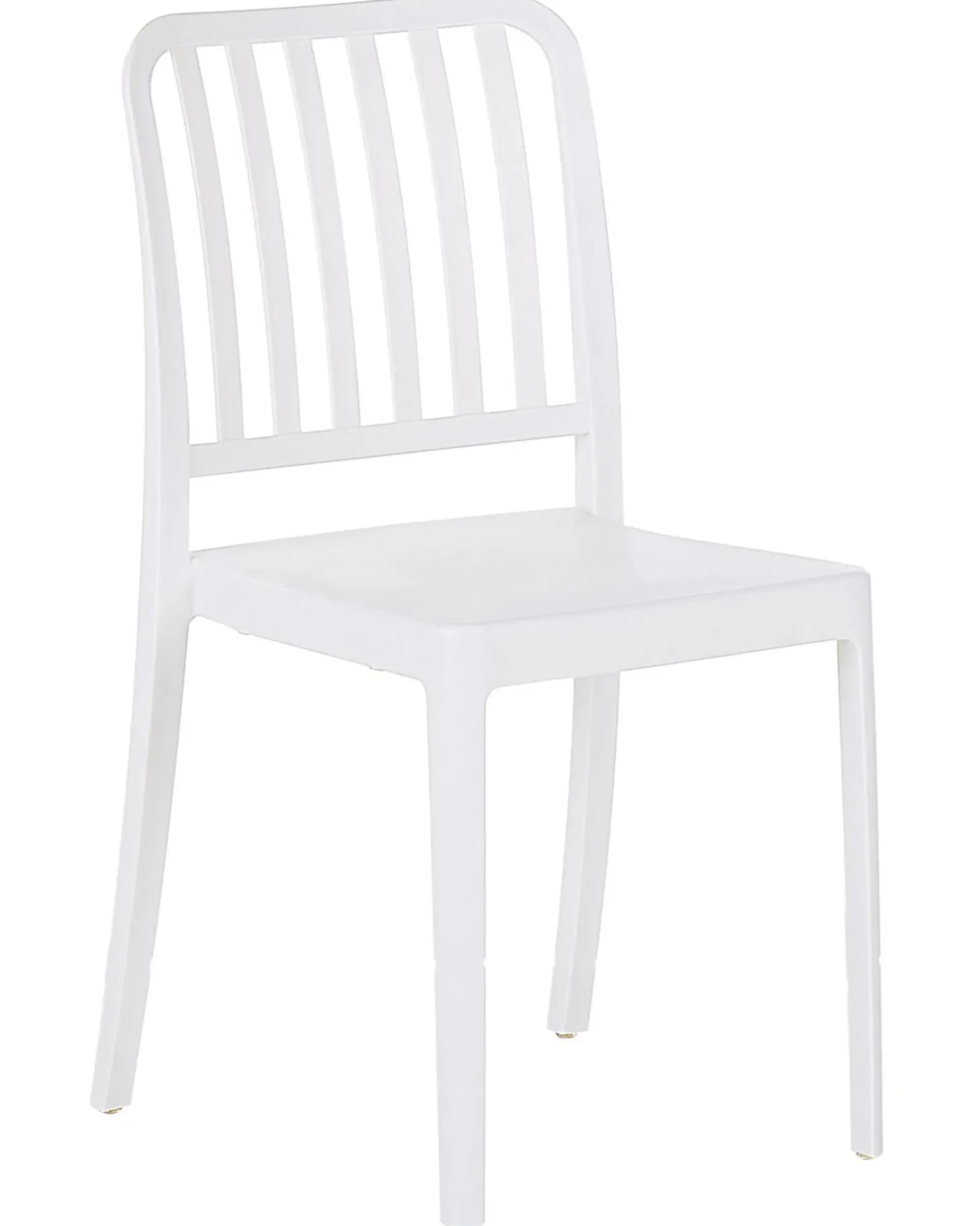 Sæt af 4 havestole SERSALE Syntetisk materiale Hvid