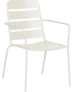 Sæt af 6 havestole TERENZO Metal Lys Beige