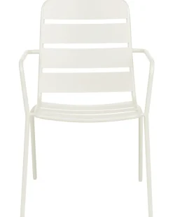 Sæt af 6 havestole TERENZO Metal Lys Beige