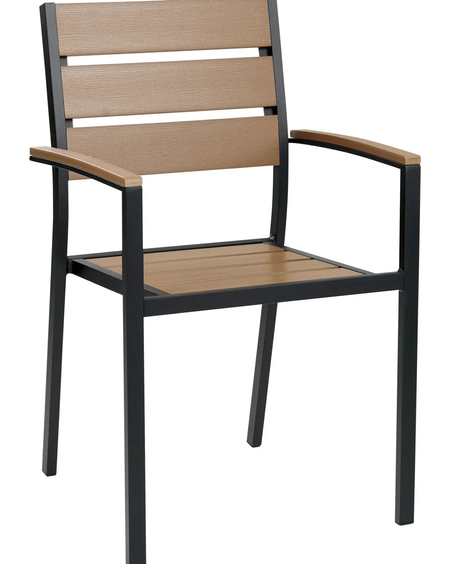 Sæt af 6 havestole VERNIO Brun/sort