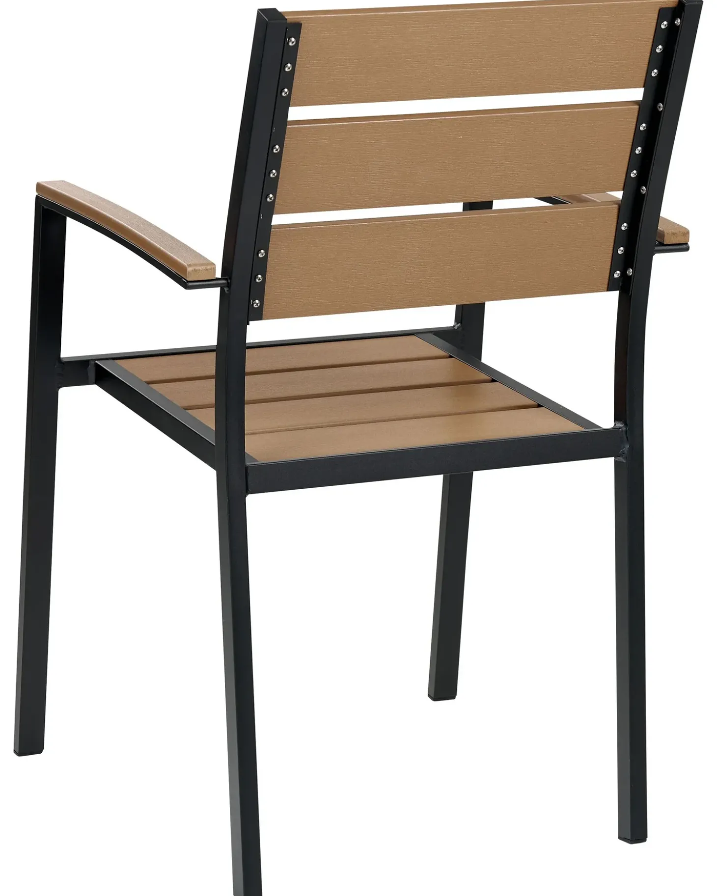 Sæt af 6 havestole VERNIO Brun/sort