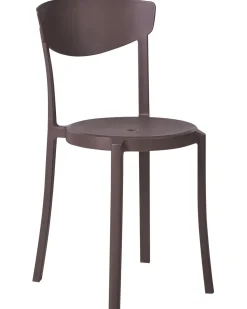 Sæt af 4 havestole VIESTE Brun