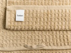 Sæt af 11 håndklæder ATAI Bomuld Sand Beige