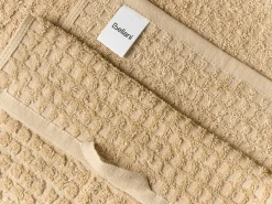 Sæt af 9 håndklæder ATAI Bomuld Sand Beige
