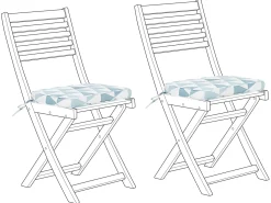 Sæt af 2 hynder til stol FIJI 29 x 38 cm Blå