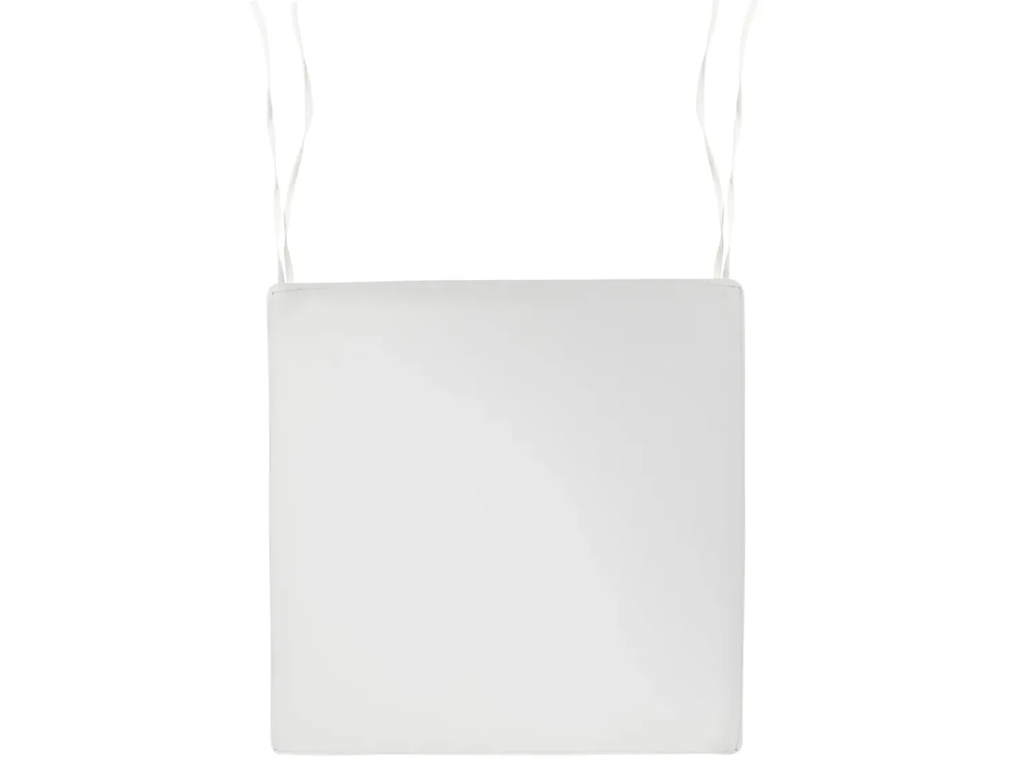 Sæt af 2 hynder til stol SASSARI PREMIUM 46 x 46 cm Cremehvid