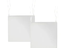 Sæt af 2 hynder til stol SASSARI PREMIUM 46 x 46 cm Cremehvid