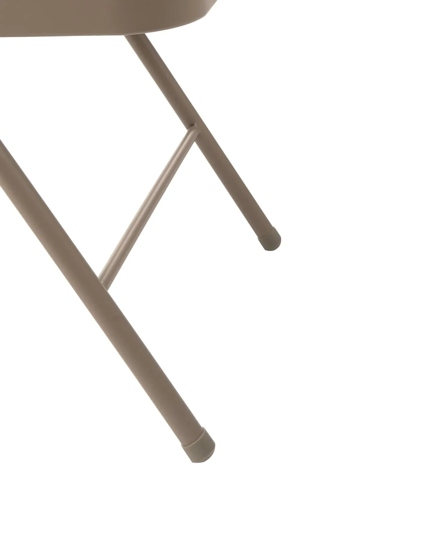 Sæt af 4 klapstole SHASTA Metal Beige
