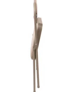 Sæt af 4 klapstole SHASTA Metal Beige