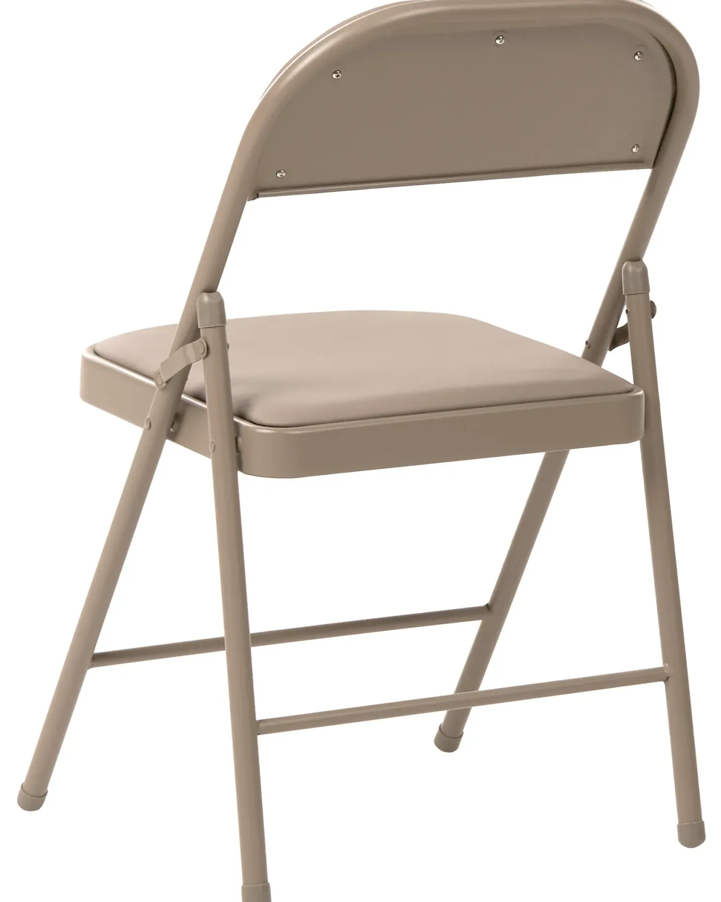 Sæt af 4 klapstole SHASTA Metal Beige