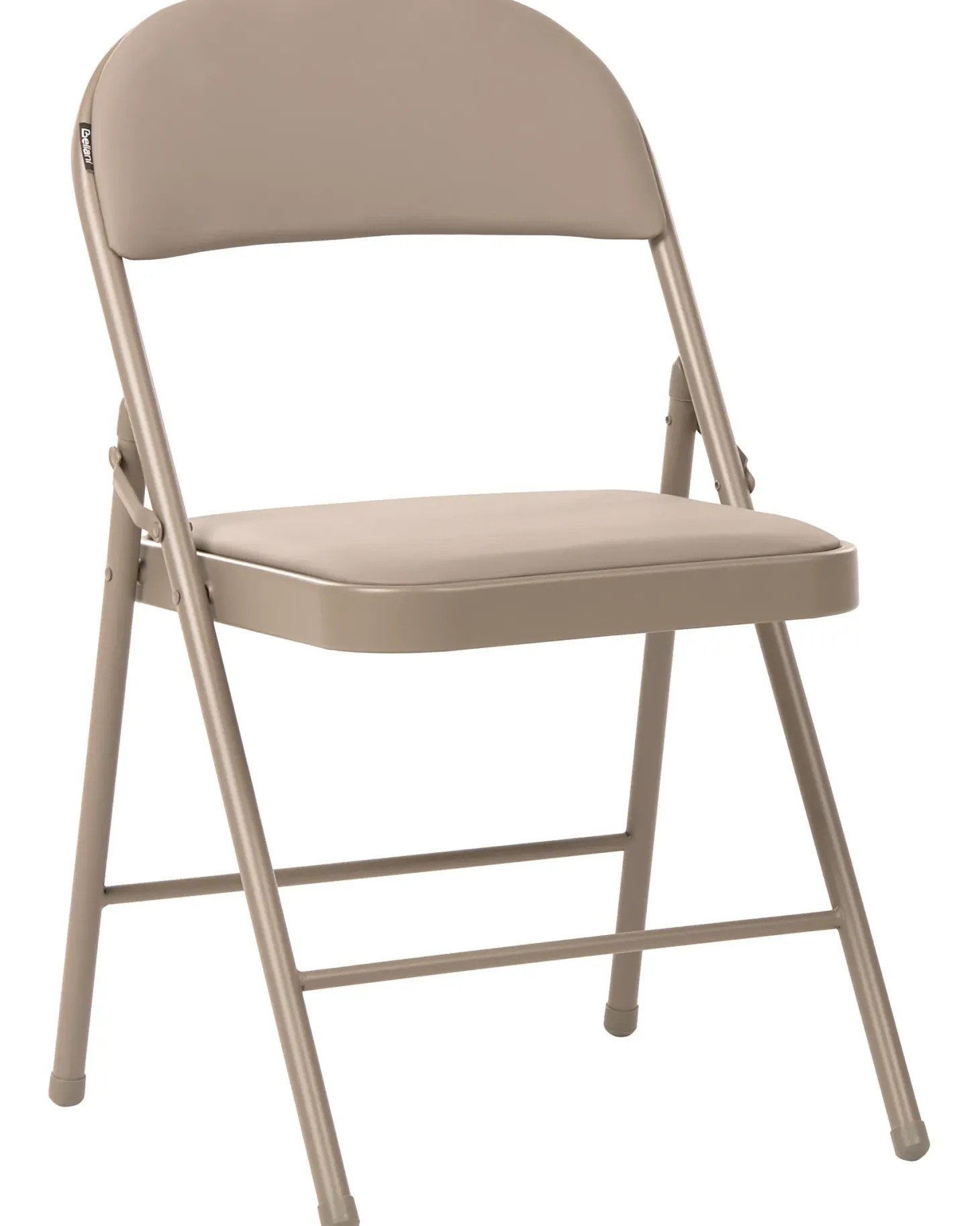 Sæt af 4 klapstole SHASTA Metal Beige