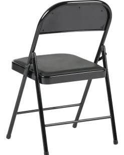 Sæt af 4 klapstole SHASTA Metal Sort