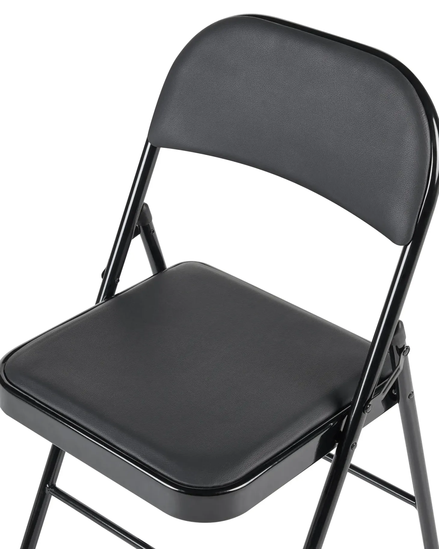 Sæt af 4 klapstole SHASTA Metal Sort