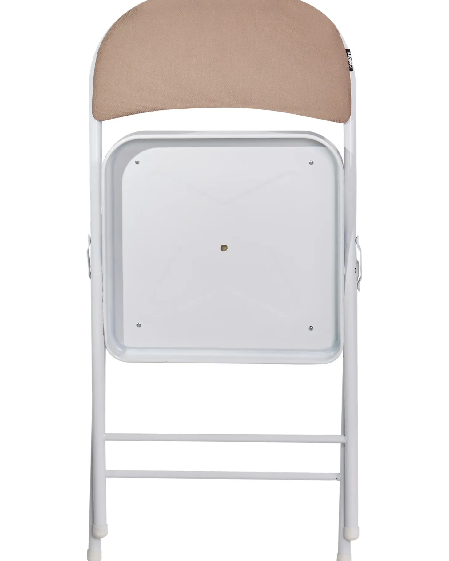 Sæt af 4 klapstole SPARKS Metal Beige/Hvid
