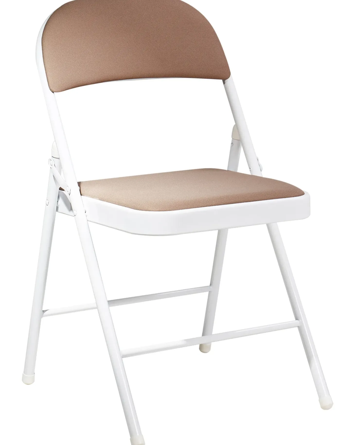 Sæt af 4 klapstole SPARKS Metal Beige/Hvid