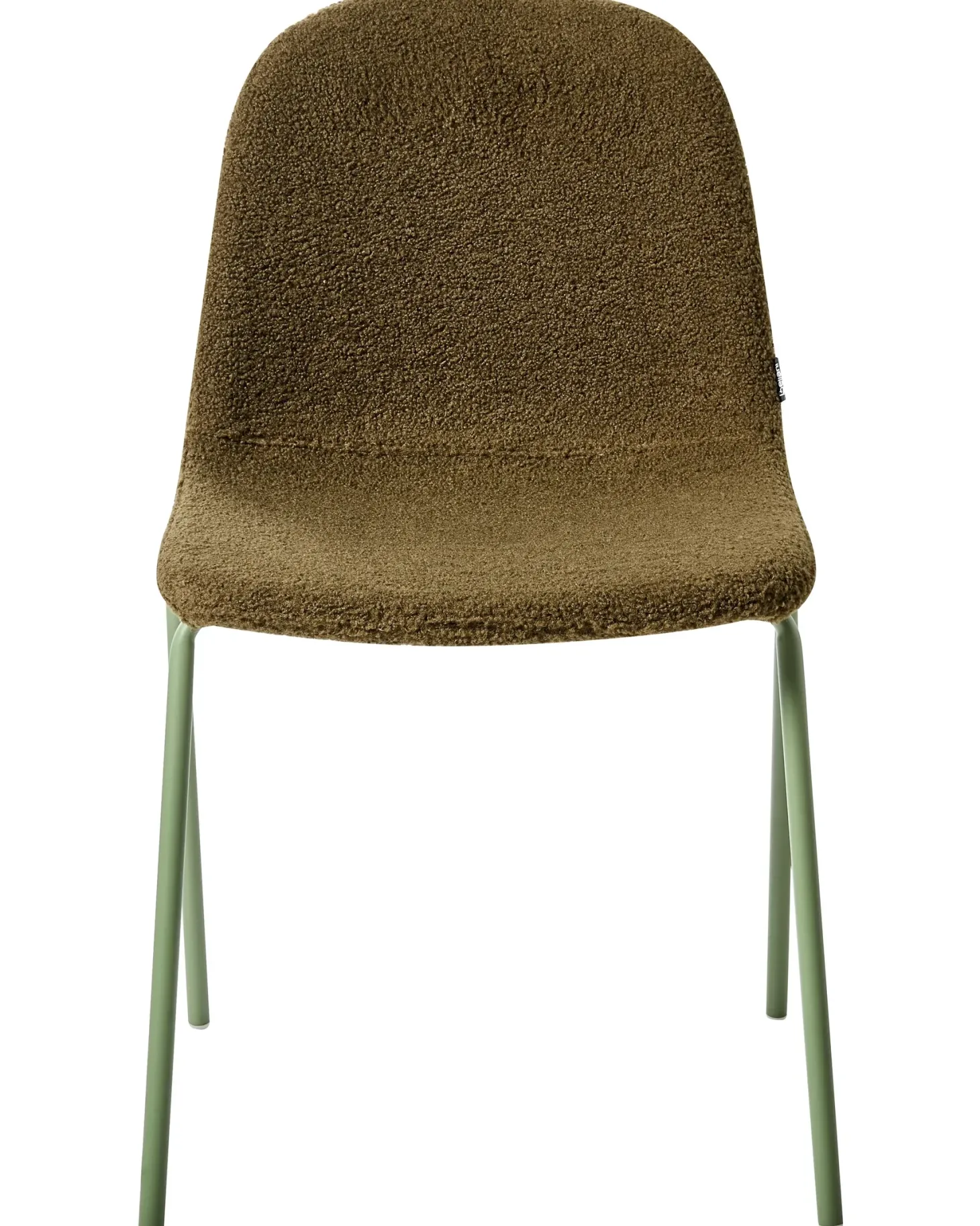 Sæt af 2 konferencestole LOMA Boucle Grøn