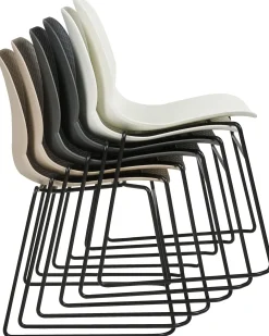 Sæt af 4 konferencestole PANORA Beige