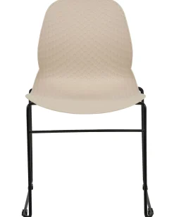 Sæt af 4 konferencestole PANORA Beige